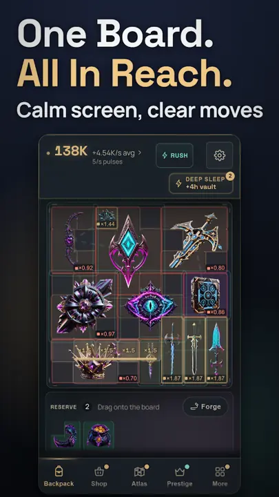 Backpack Idle Clicker: Merge – Screenshots 4