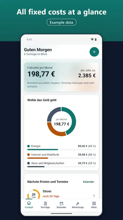 Sparen mit Gronert: Contracts – Screenshots 2