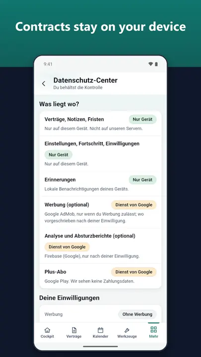 Sparen mit Gronert: Contracts – Screenshots 3